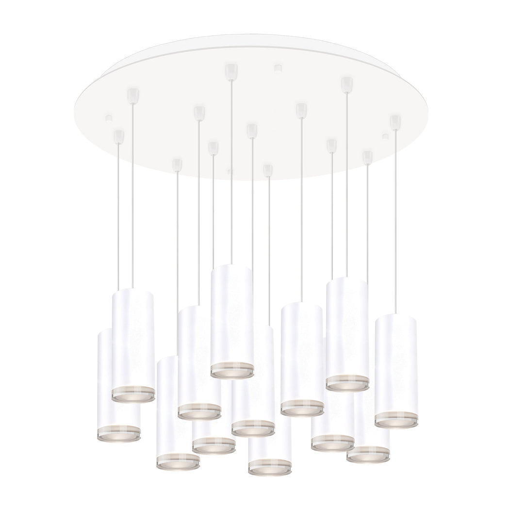 Cameo 24-in White 13-Light Multi Pendant