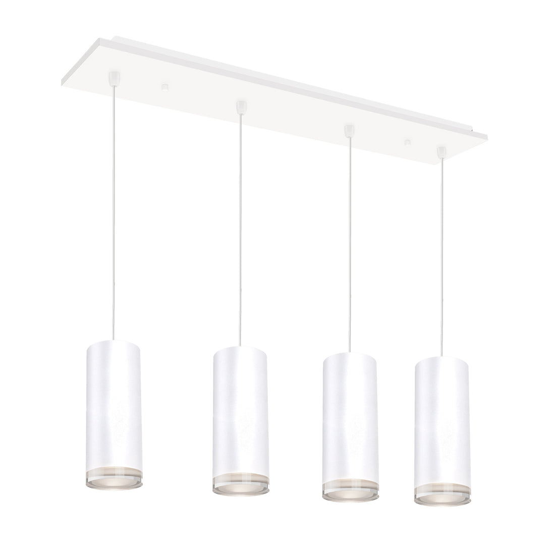 Cameo 25-in White 4-Light Multi Pendant