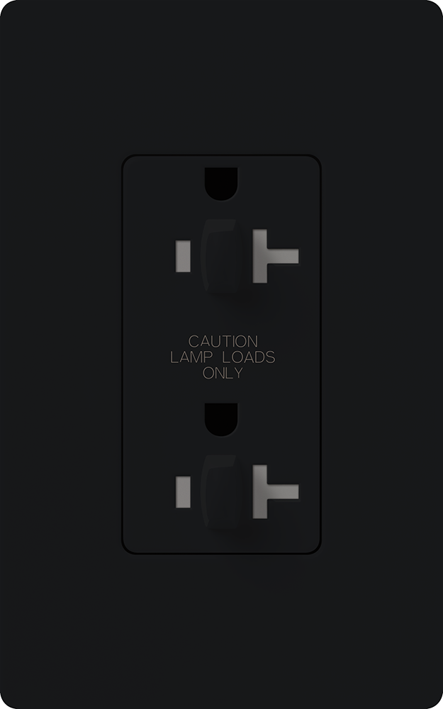 CLARO 20A TPR RSIST DUAL DIM RCPT BL CSA