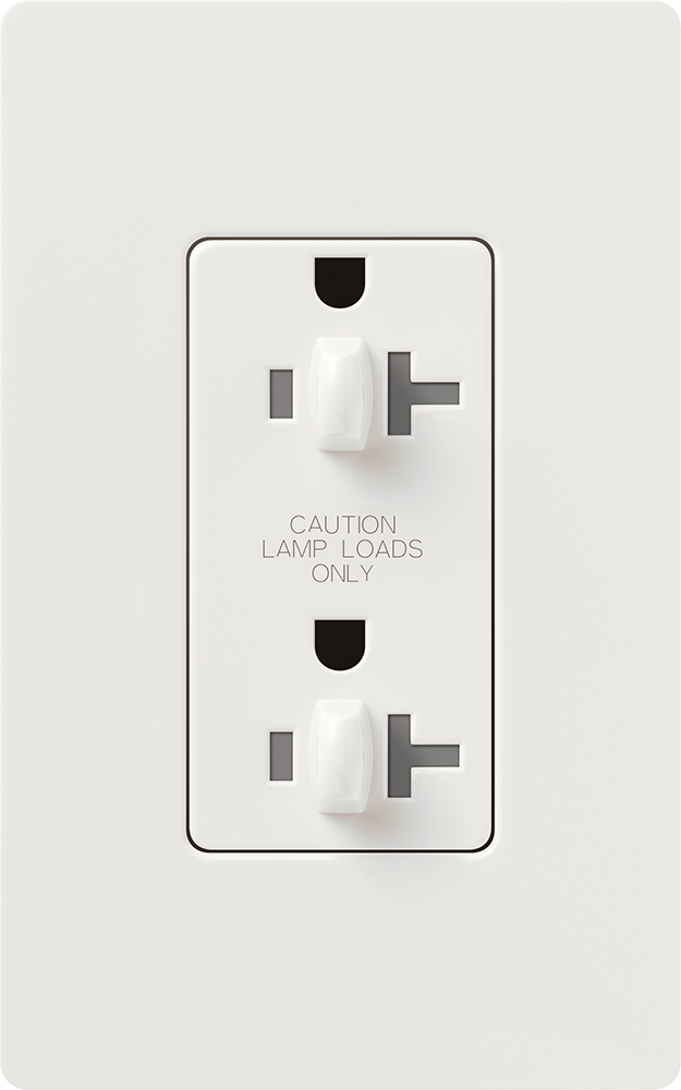 CLARO 20A TPR RSIST DUAL DIM RCPT WH CSA