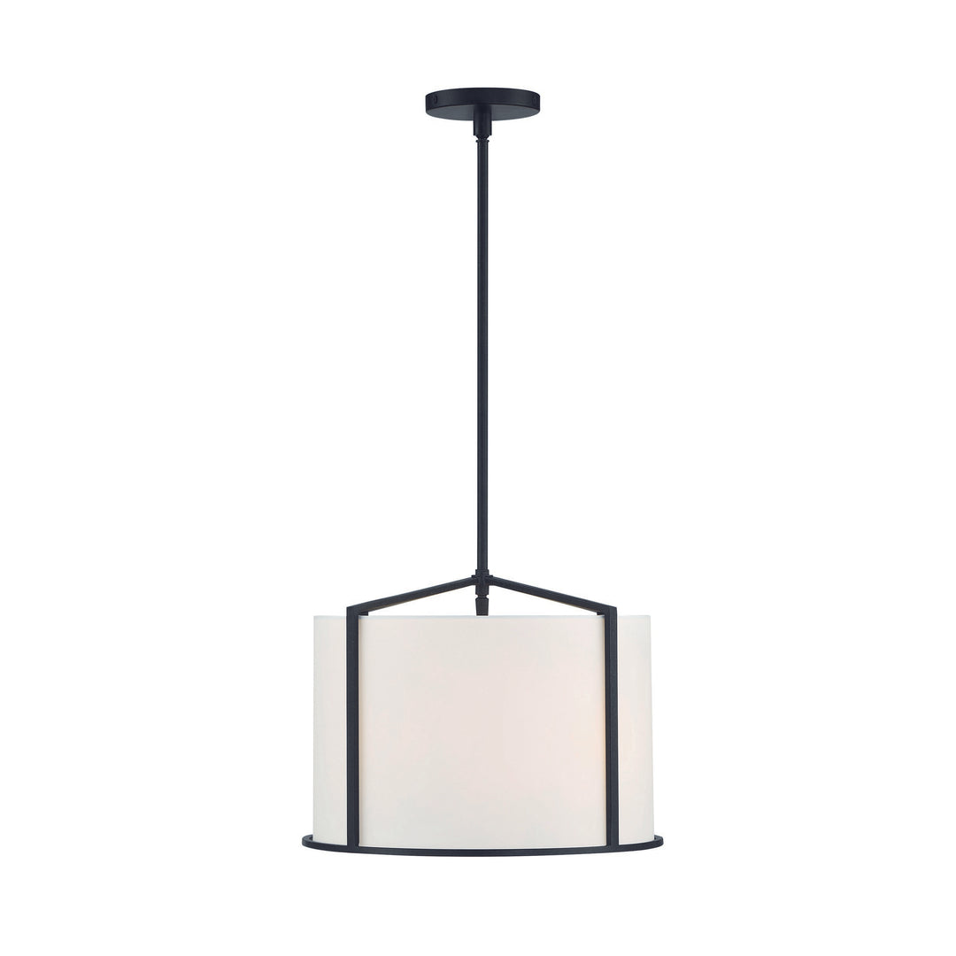 Carlyn 4 Light Black Chandelier