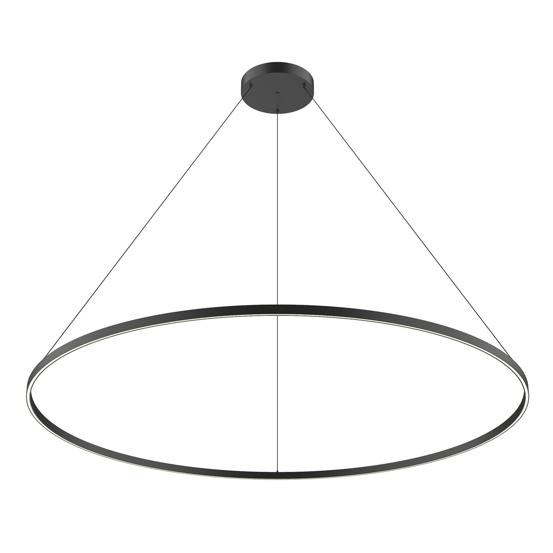 Cerchio 72-in Black LED Pendant