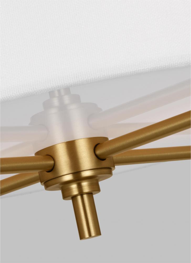 Perno Medium Semi-Flush Mount