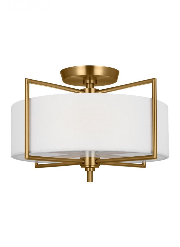 Perno Medium Semi-Flush Mount