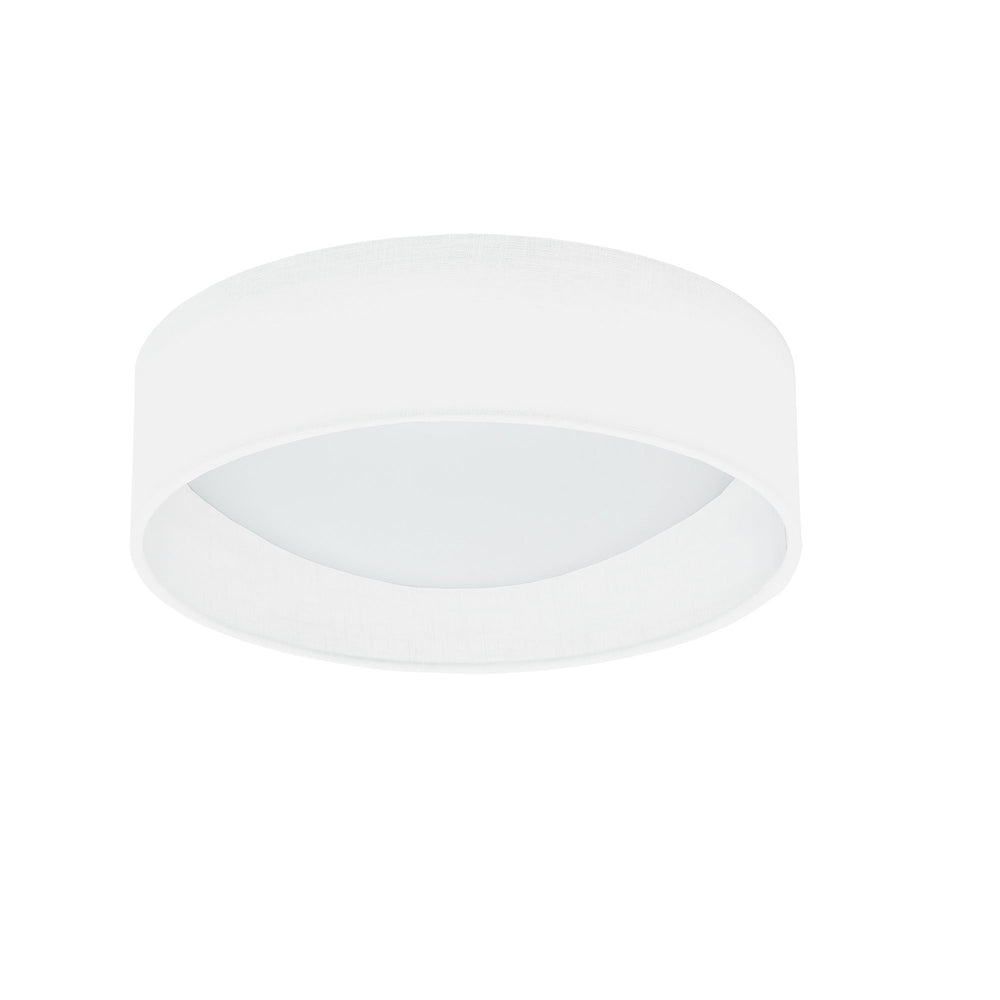11" Flush Mount, Ivory Shade