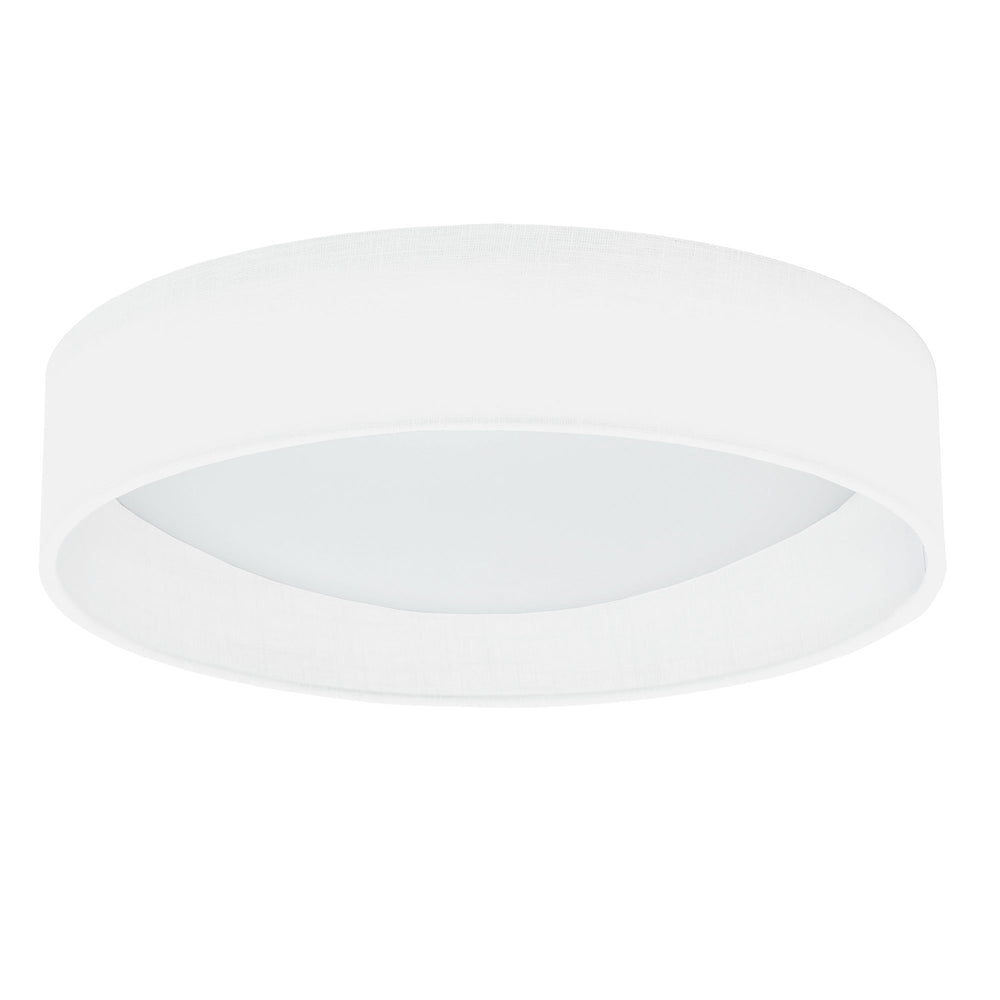15" Flush Mount, Ivory Shade