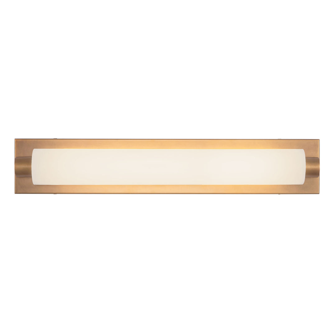 Charleston 24-in Brass dimmable LED Bathroom Vanity Light