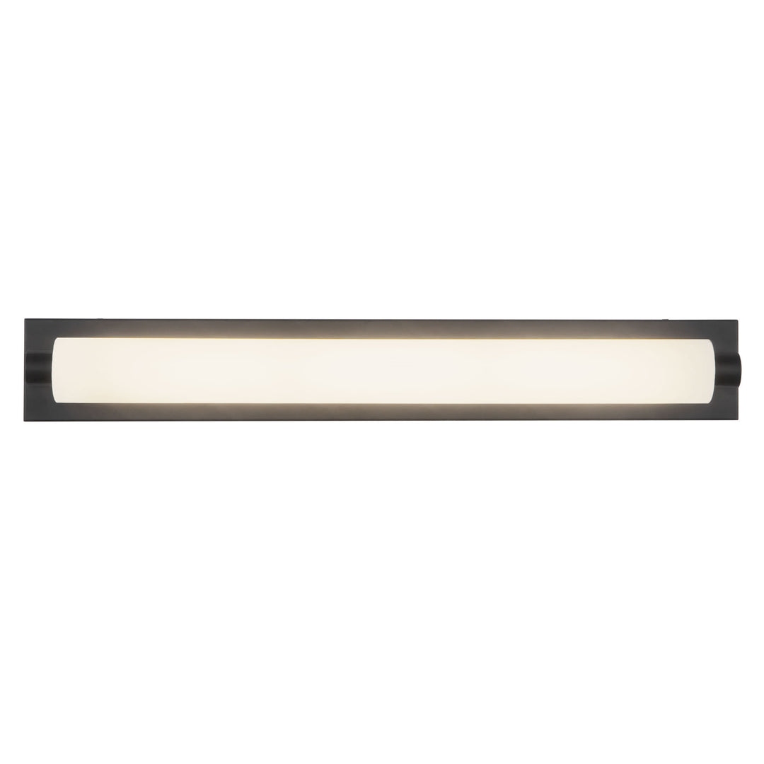 Charleston 31-in Black dimmable LED Bathroom Vanity Light