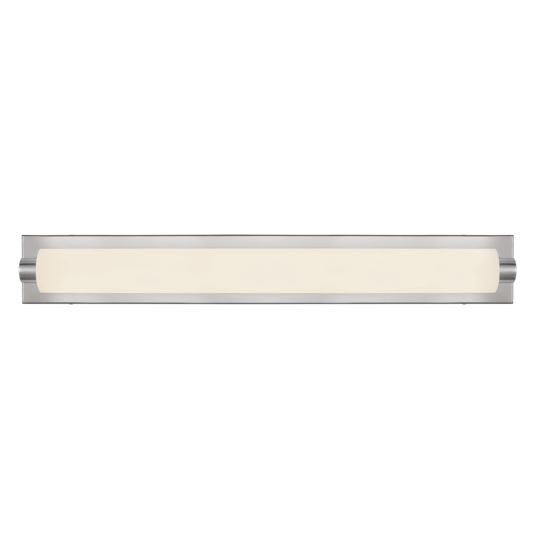 Charleston 31-in Silver dimmable LED Bathroom Vanity Light