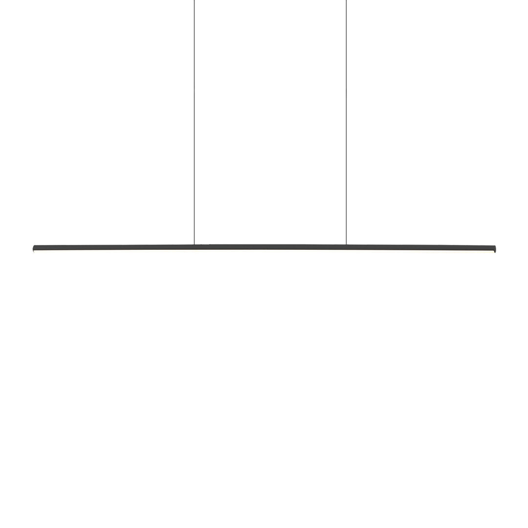 Chute 47-in Black LED Linear Pendant