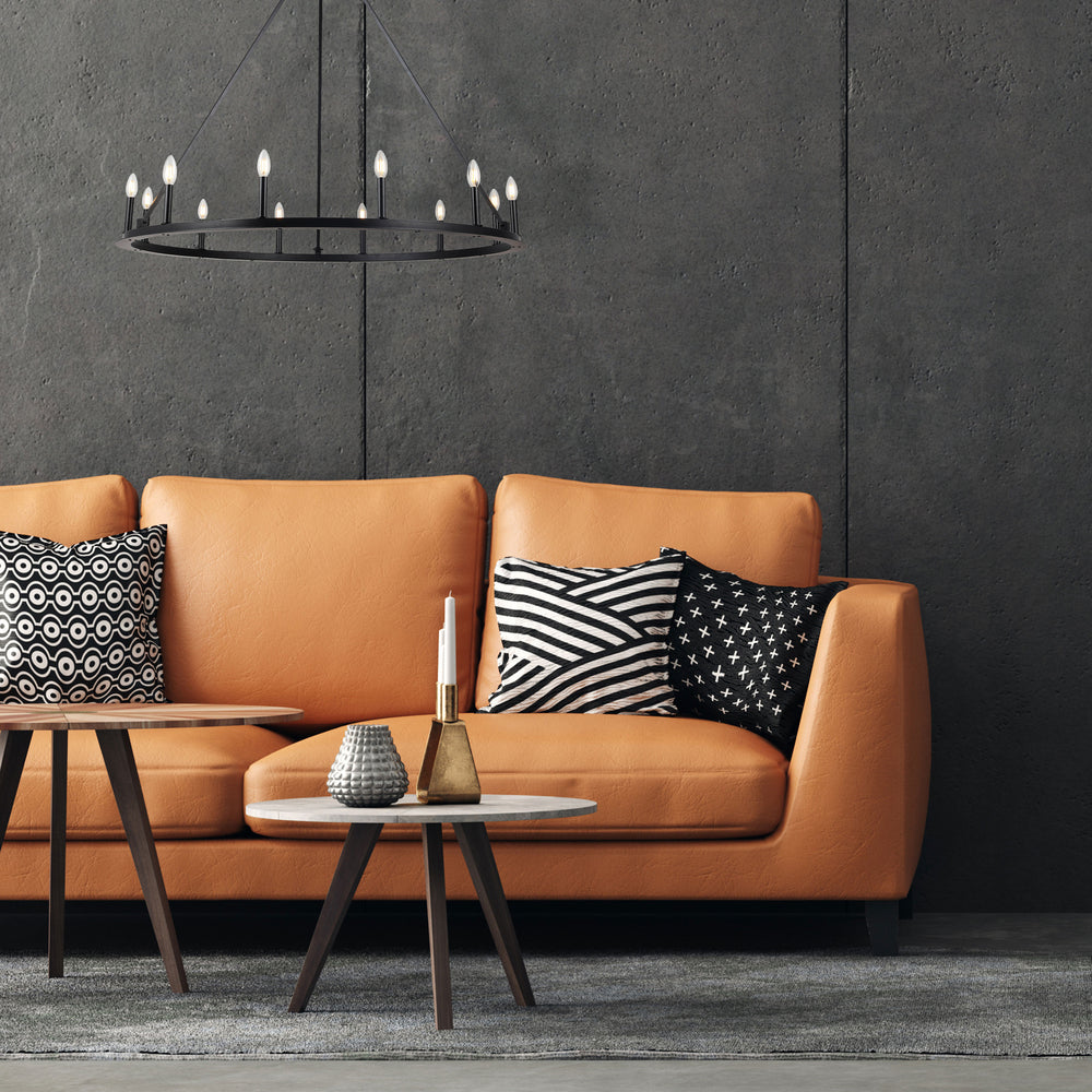 12LT Incandescent Chandelier, MB