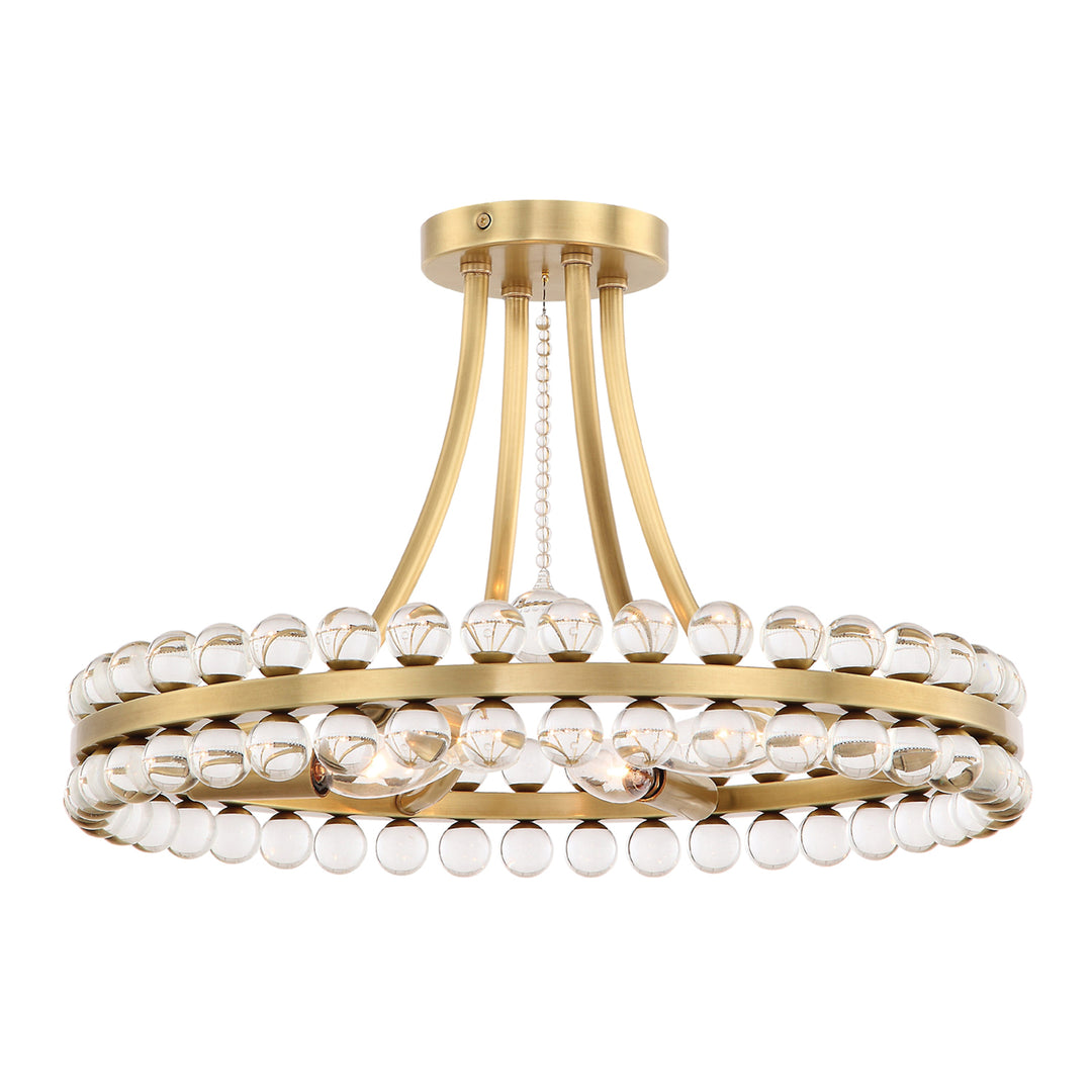 Clover 18.25'' Semi Flush Mount