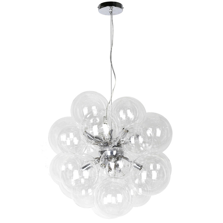 6LT Halogen Pendant, PC w/ Clear Glass
