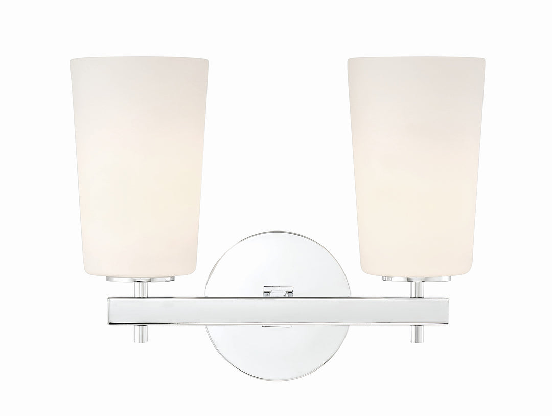 Colton 2 Light Polished Chrome Sconce