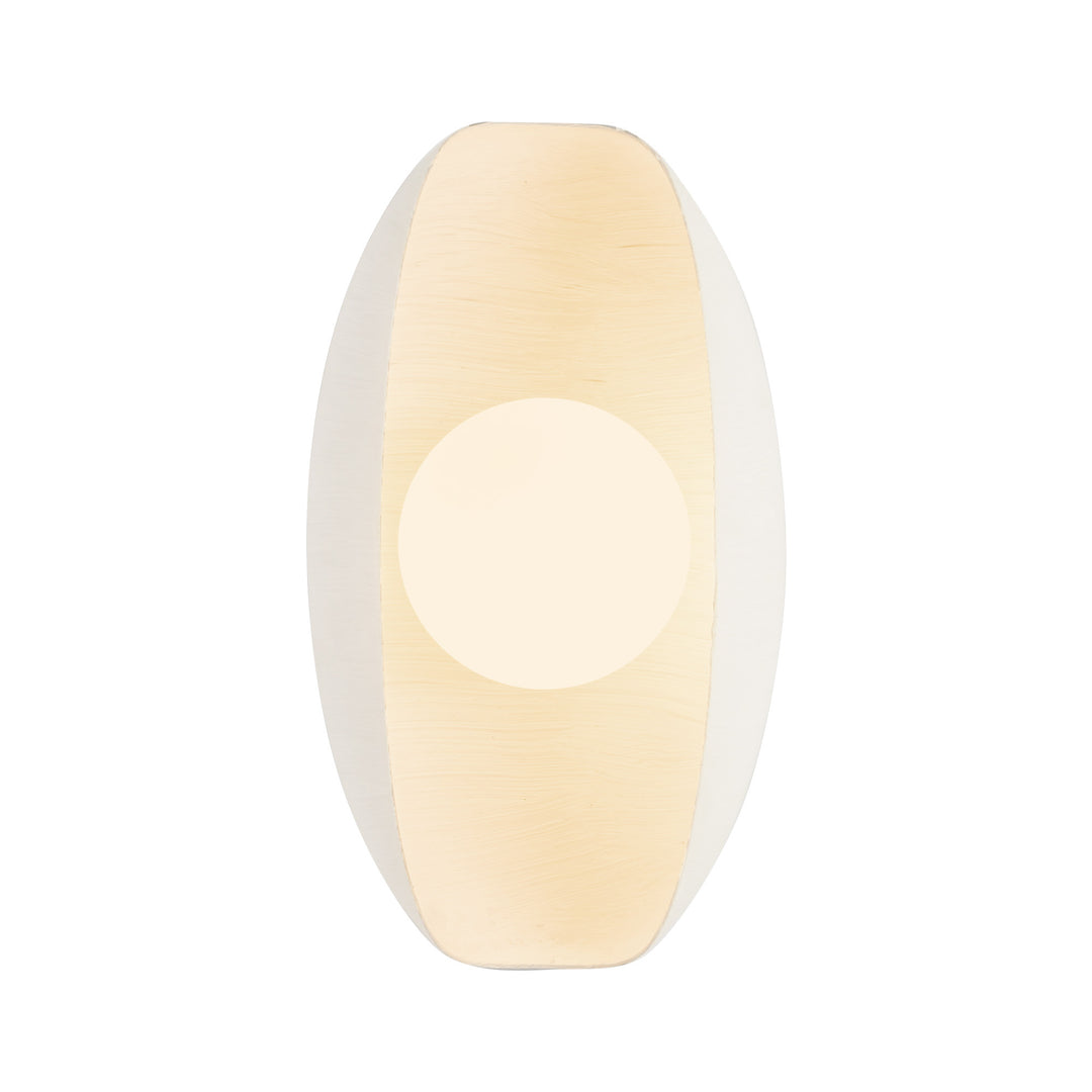 Cortez 5-in White dimmable LED Bathroom Vanity Light