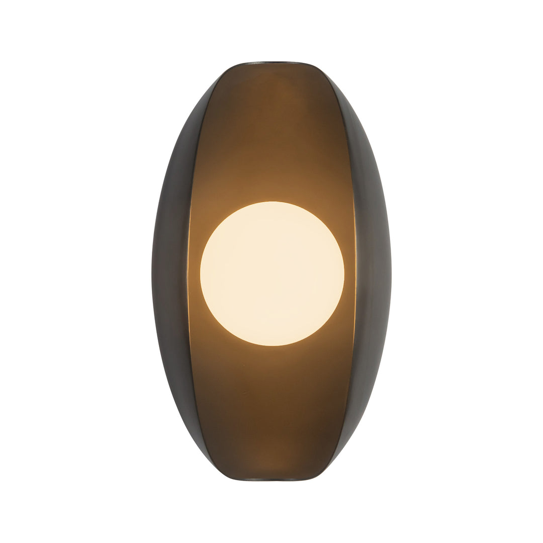 Cortez 5-in Black dimmable LED Bathroom Vanity Light