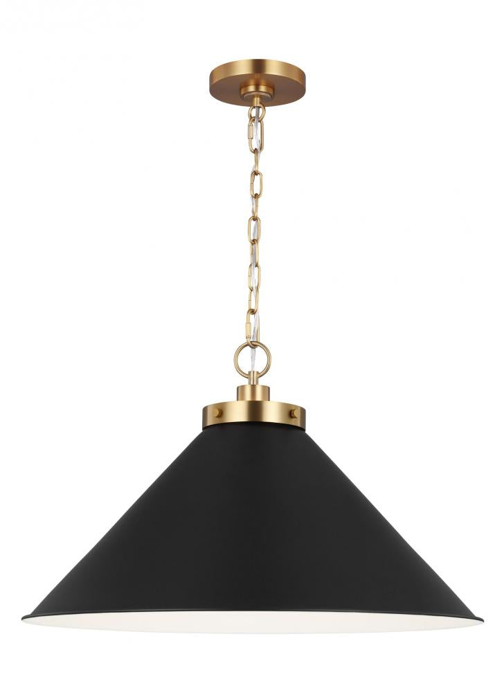 Wellfleet Wide Cone Pendant