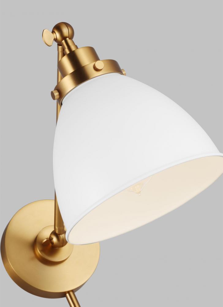 Wellfleet Single Arm Dome Task Sconce