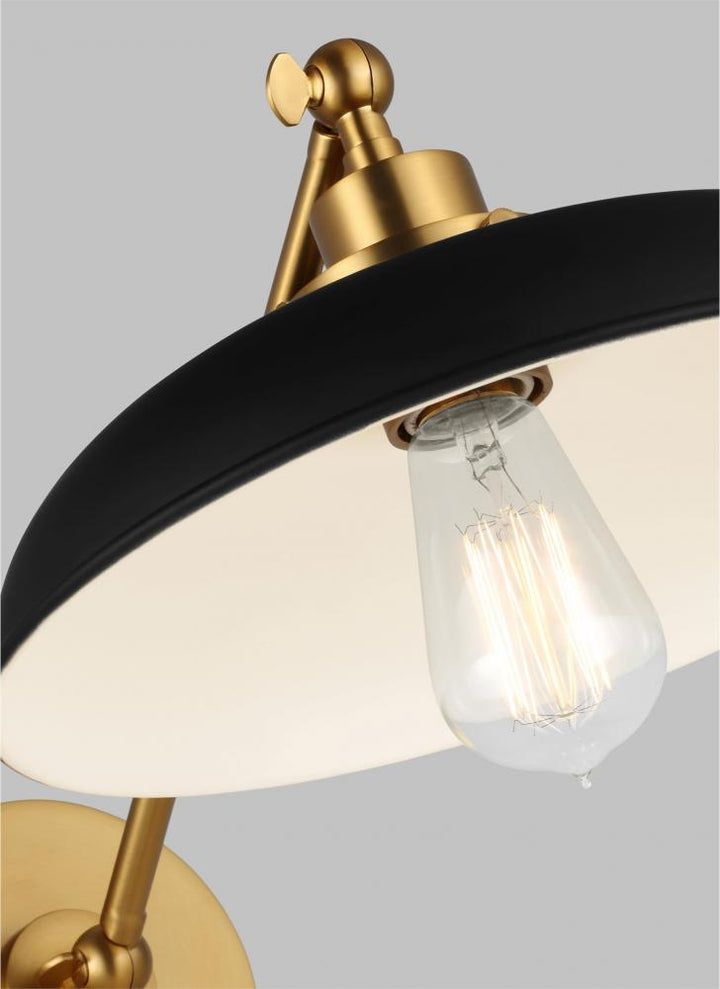 Wellfleet Single Arm Wide Task Sconce