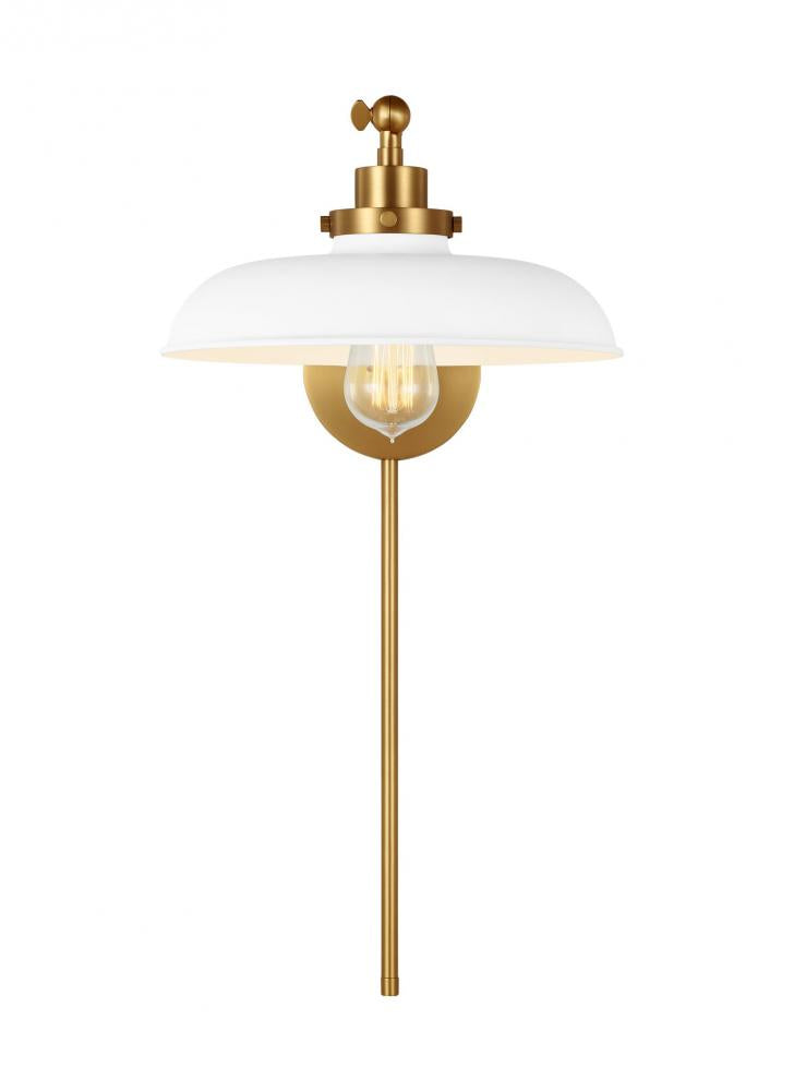 Wellfleet Single Arm Wide Task Sconce