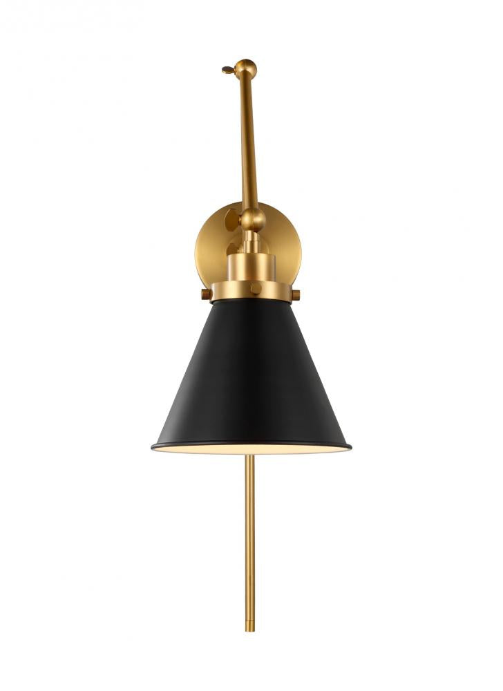 Wellfleet Double Arm Cone Task Sconce