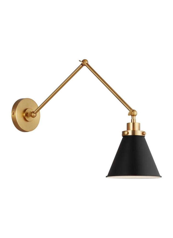 Wellfleet Double Arm Cone Task Sconce