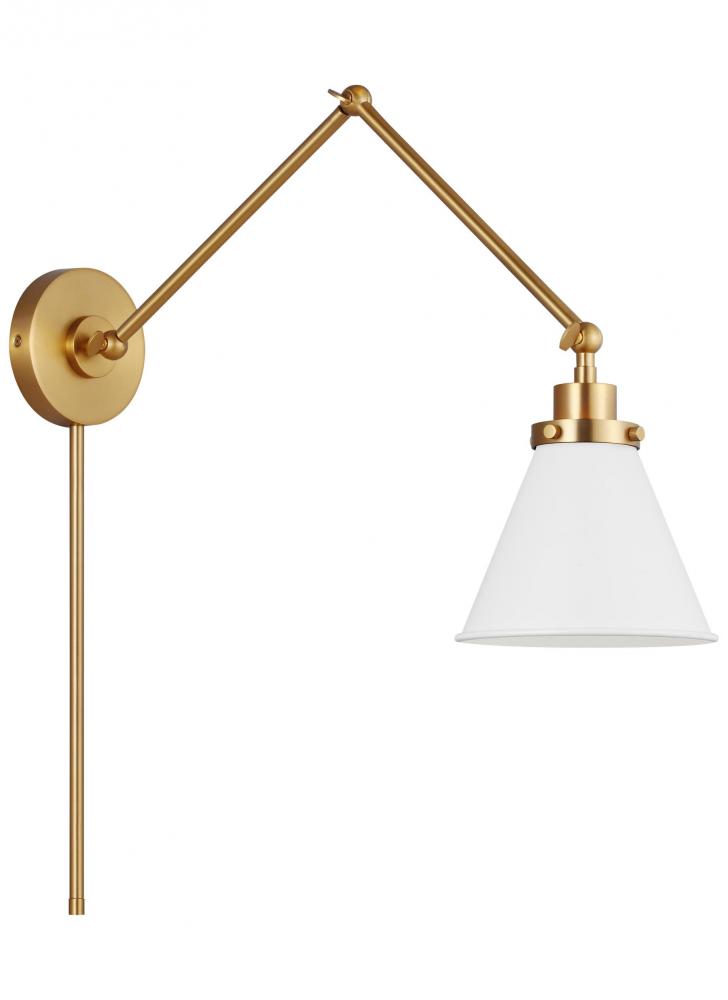 Wellfleet Double Arm Cone Task Sconce