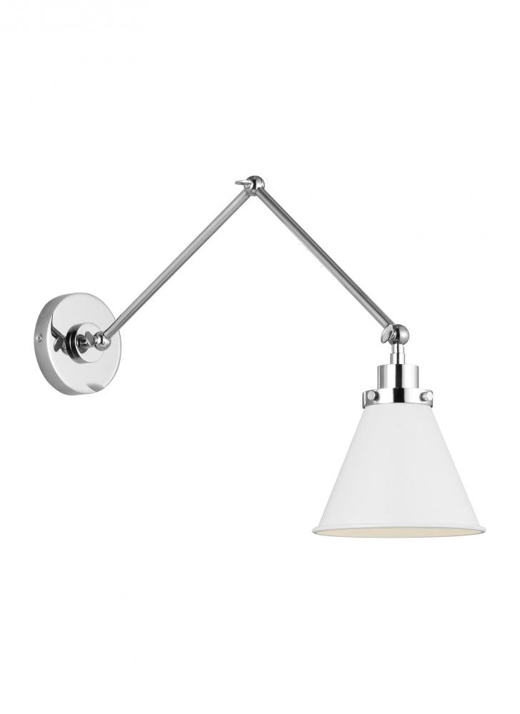 Wellfleet Double Arm Cone Task Sconce