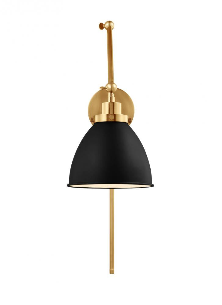 Wellfleet Double Arm Dome Task Sconce