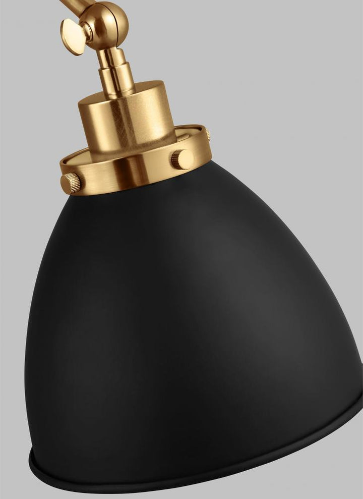 Wellfleet Double Arm Dome Task Sconce