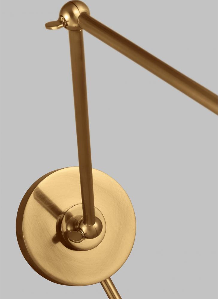 Wellfleet Double Arm Dome Task Sconce