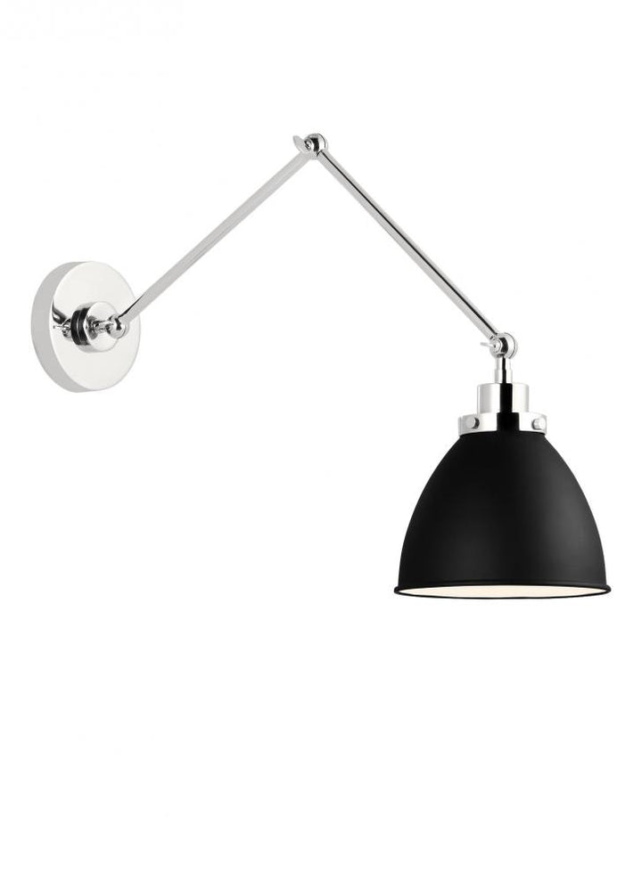 Wellfleet Double Arm Dome Task Sconce