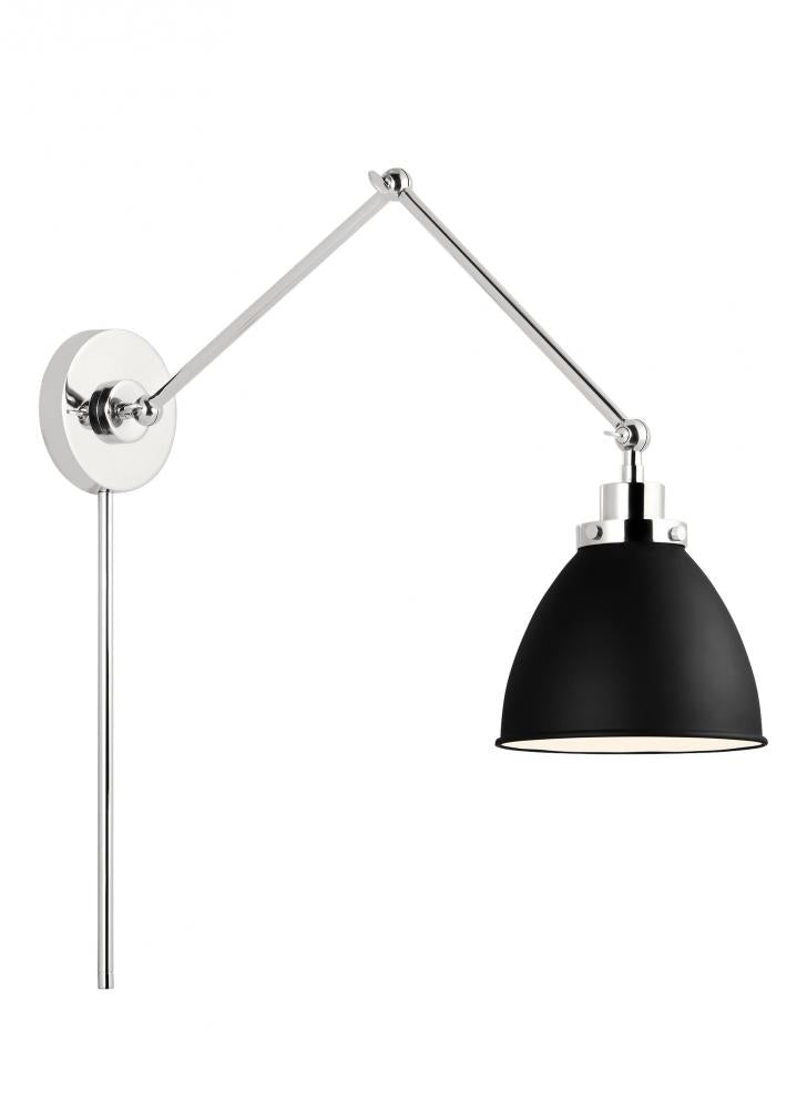 Wellfleet Double Arm Dome Task Sconce