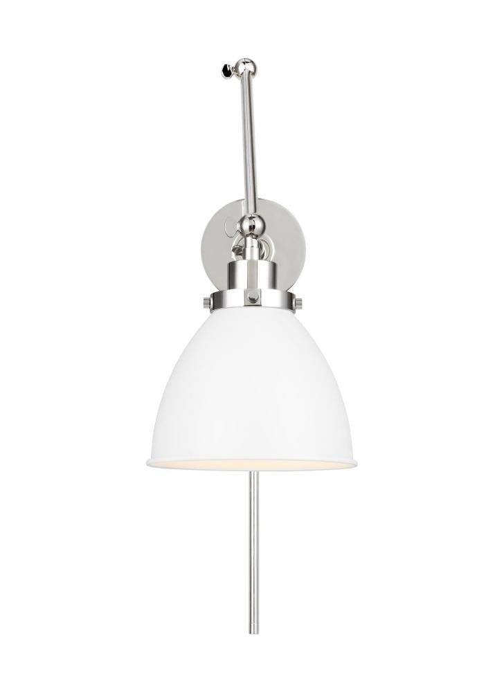 Wellfleet Double Arm Dome Task Sconce