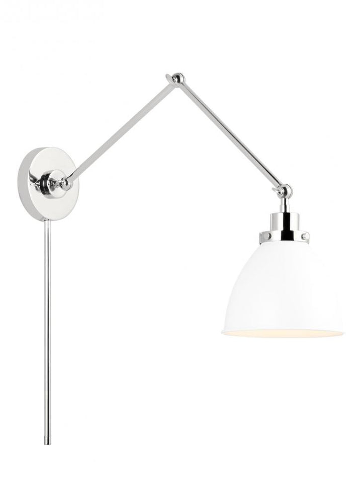 Wellfleet Double Arm Dome Task Sconce