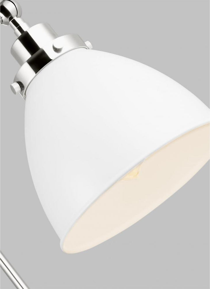 Wellfleet Double Arm Dome Task Sconce