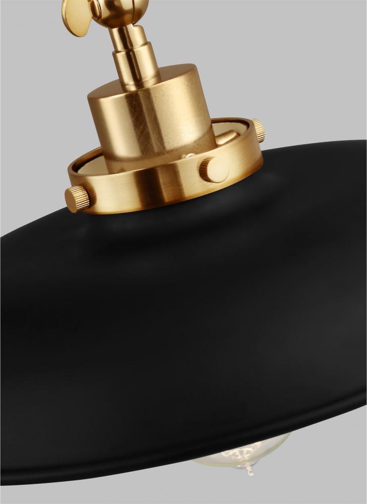 Wellfleet Double Arm Wide Task Sconce