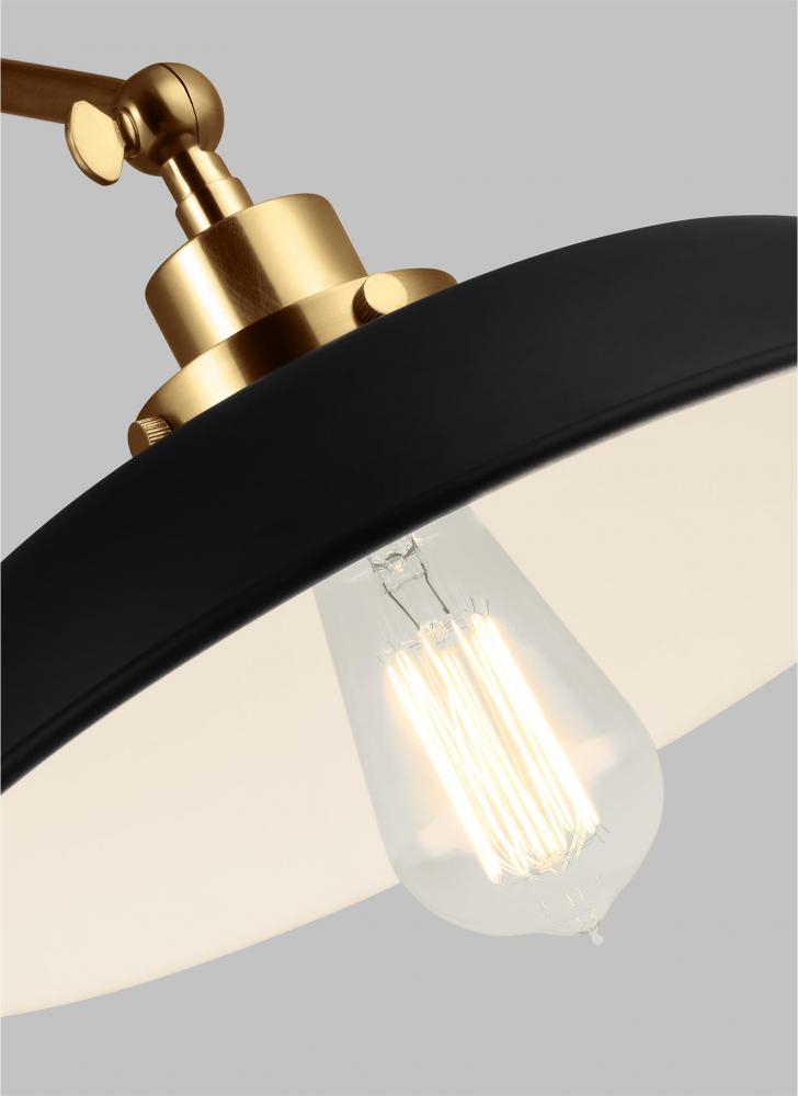 Wellfleet Double Arm Wide Task Sconce