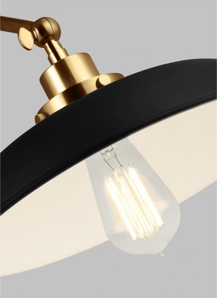 Wellfleet Double Arm Wide Task Sconce