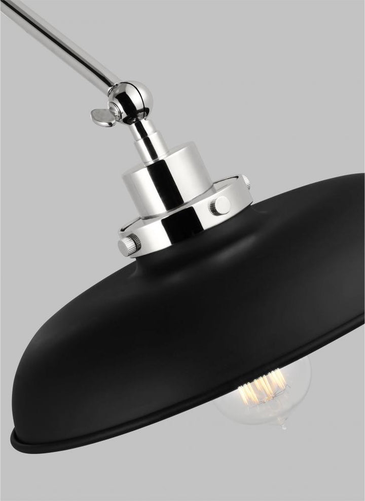 Wellfleet Double Arm Wide Task Sconce