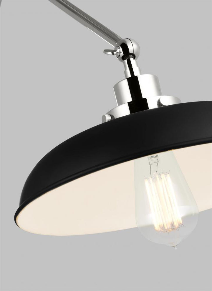 Wellfleet Double Arm Wide Task Sconce