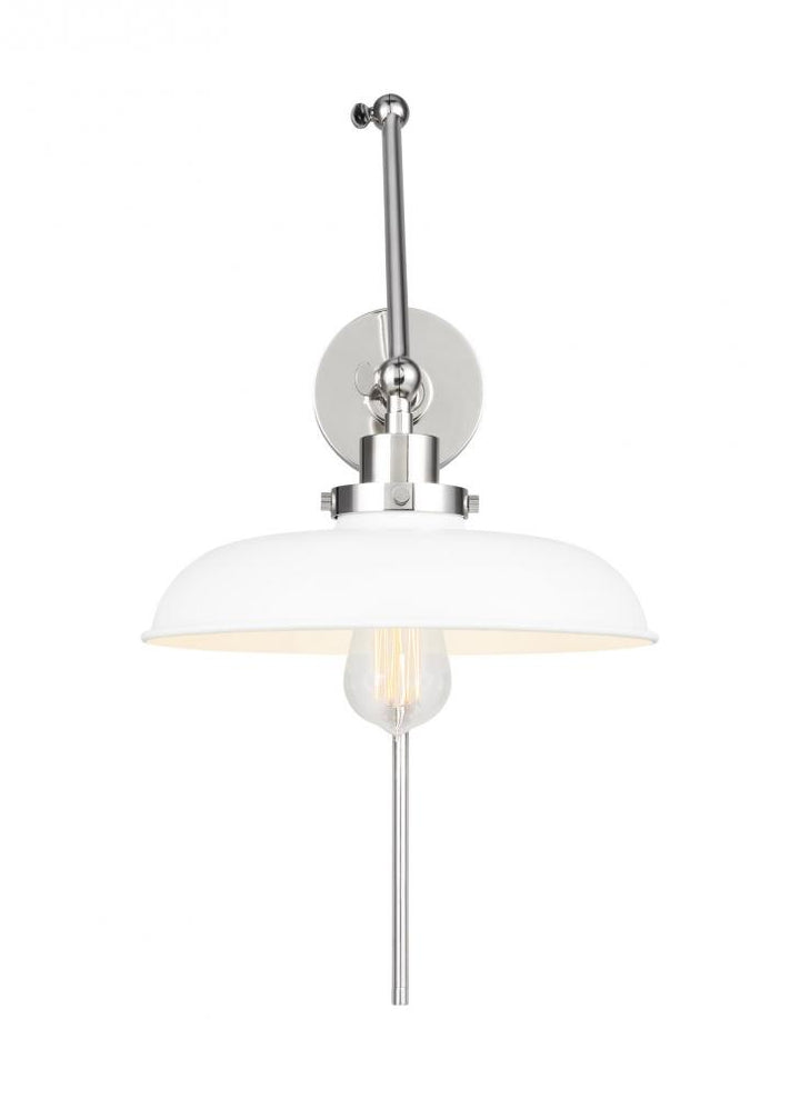Wellfleet Double Arm Wide Task Sconce