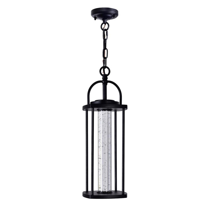 Greenwood LED Outdoor Black Pendant
