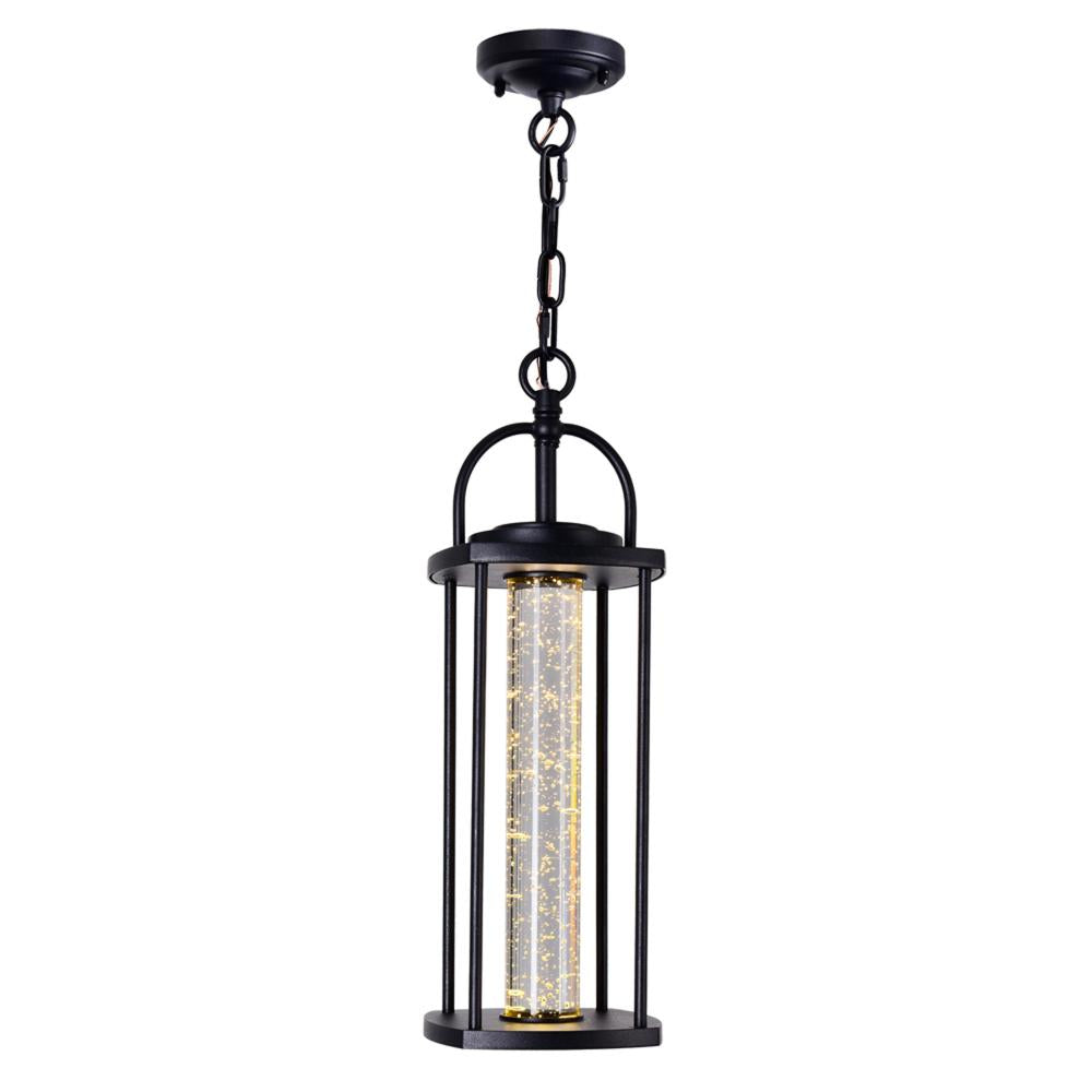Greenwood LED Outdoor Black Pendant