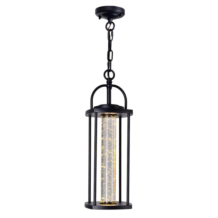 Greenwood LED Outdoor Black Pendant