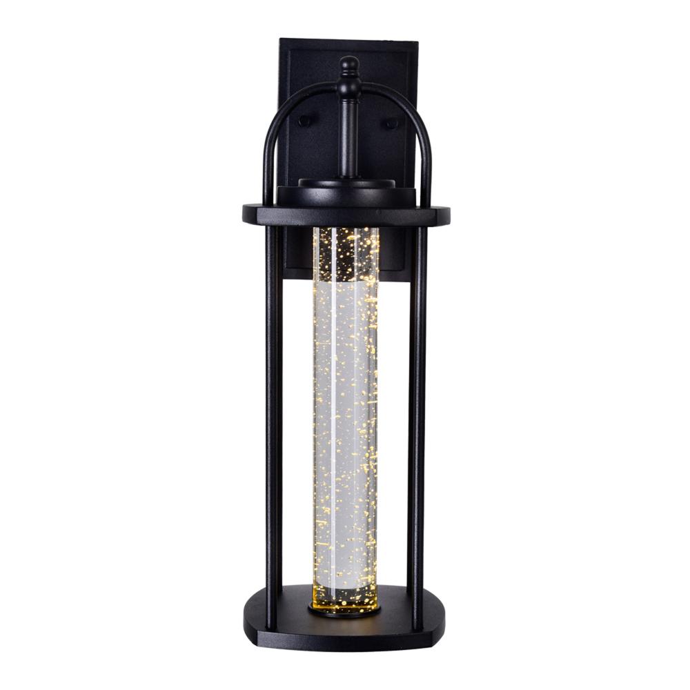 Greenwood LED Outdoor Black Wall Lantern