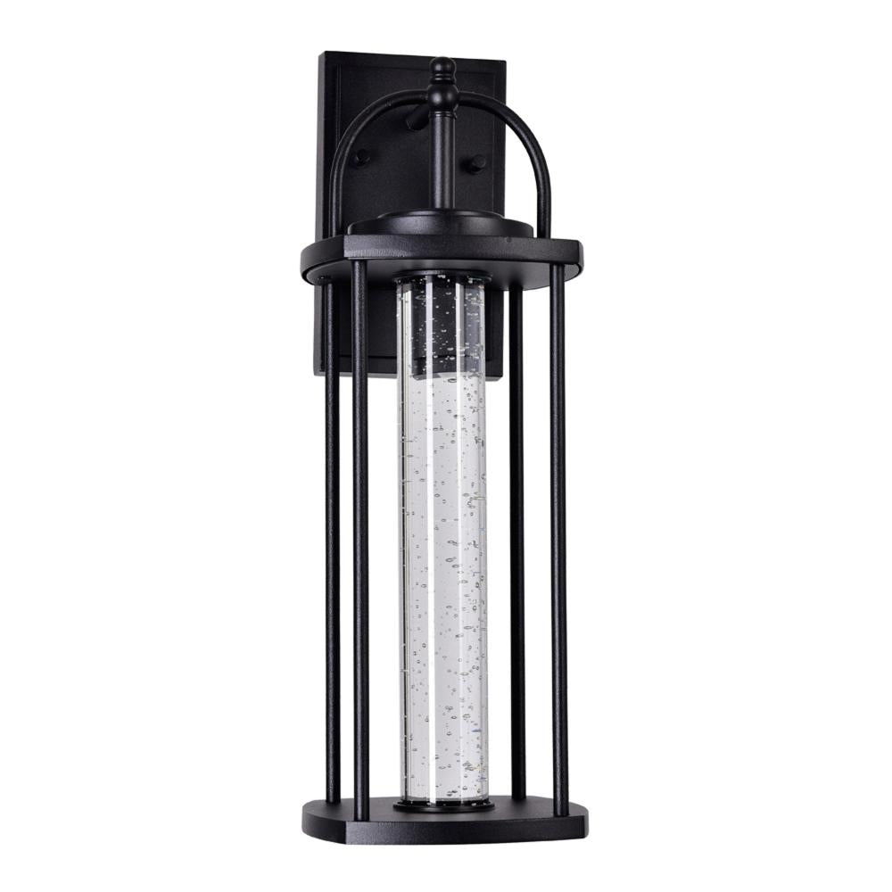 Greenwood LED Outdoor Black Wall Lantern