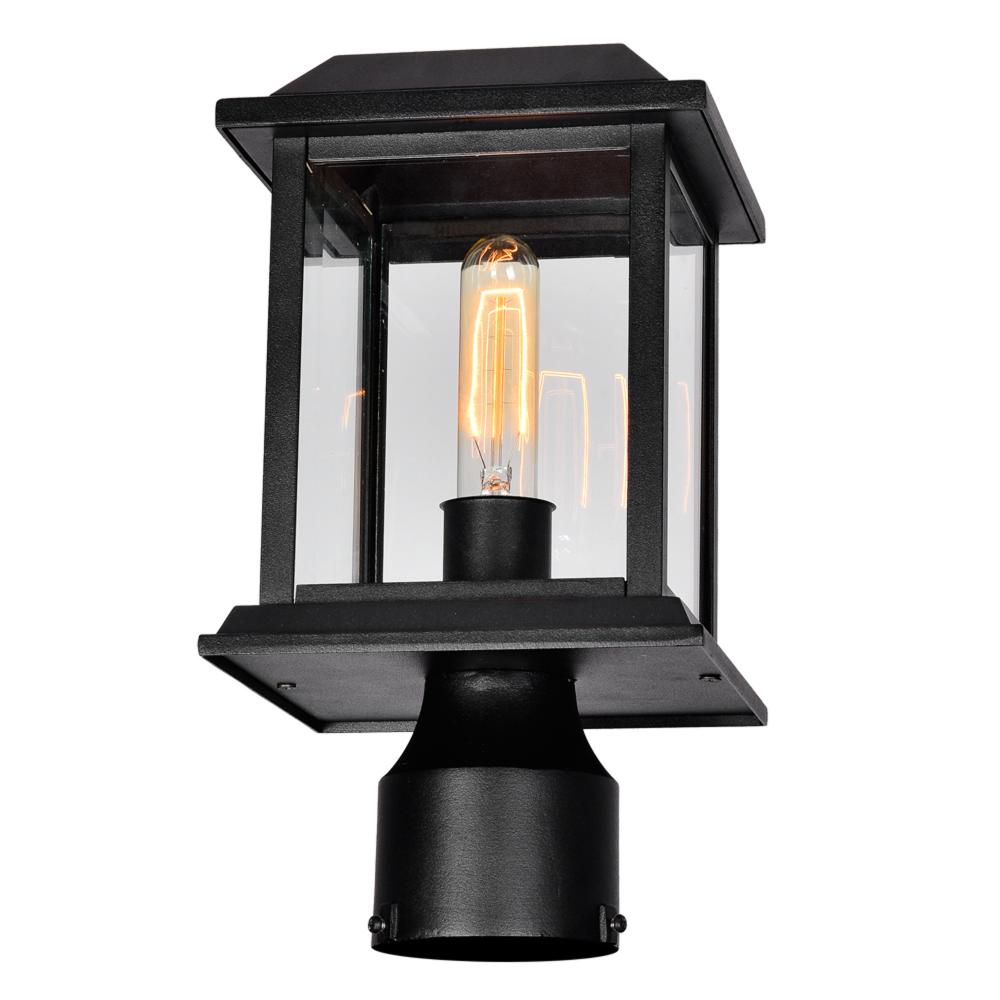 Blackbridge 1 Light Outdoor Black Lantern Head