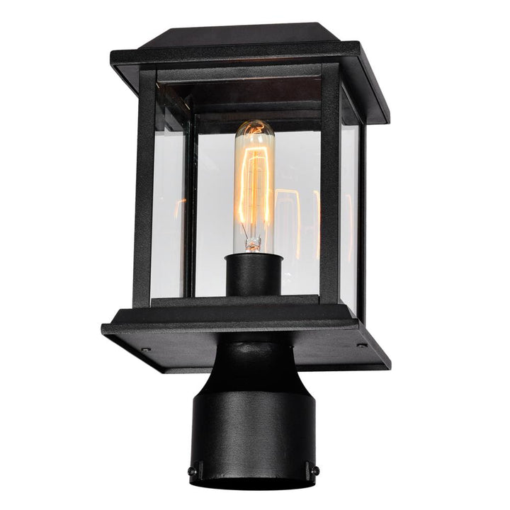 Blackbridge 1 Light Outdoor Black Lantern Head