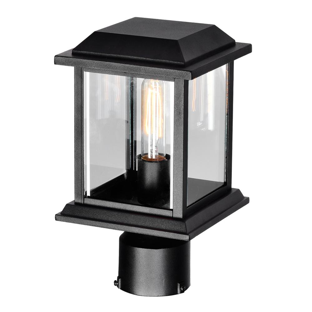 Blackbridge 1 Light Outdoor Black Lantern Head